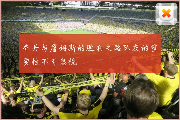 乔丹与詹姆斯的胜利之路队友的重要性不可忽视